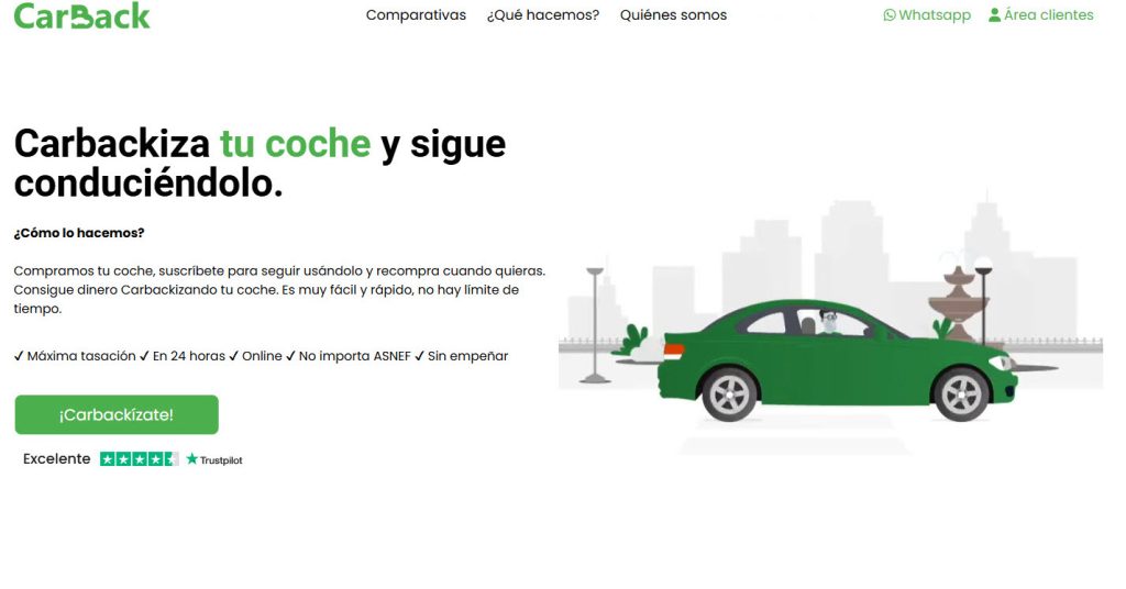 Carback crédito por tu coche