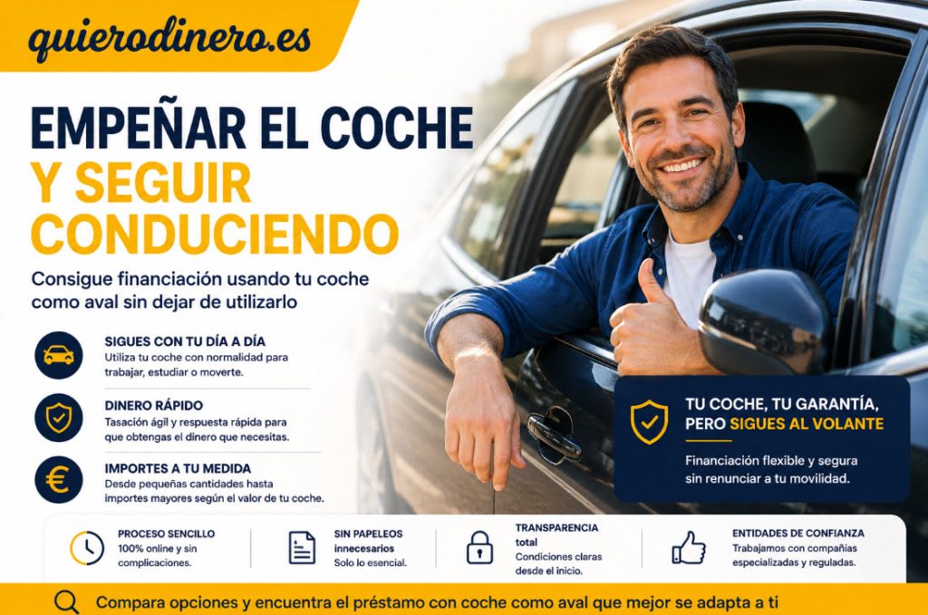 Empeñar el coche y seguir conduciendo