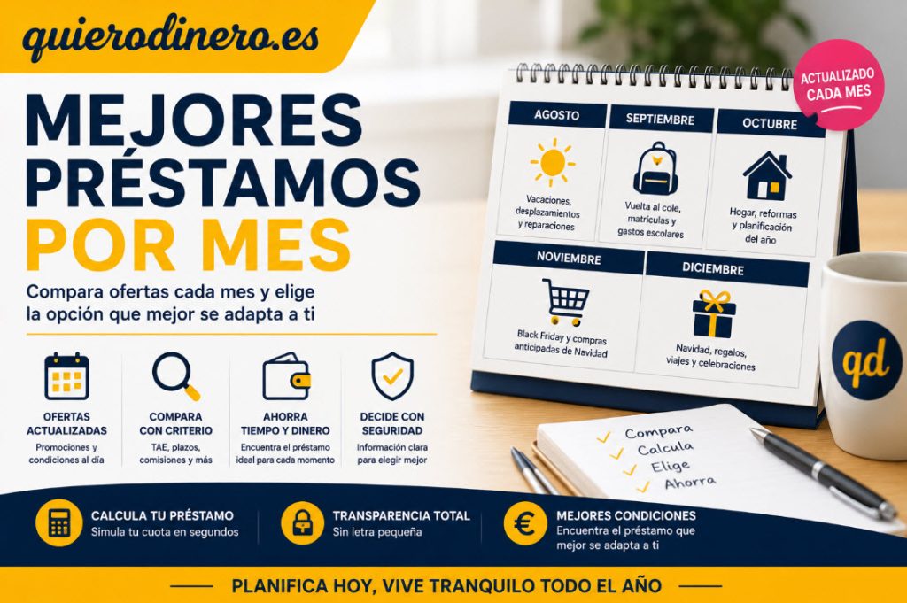 mejores prestamos por mes