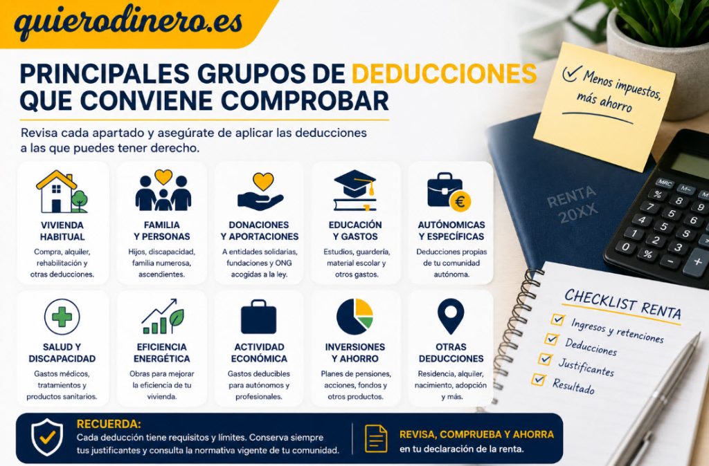 principañes grupos de deducciones