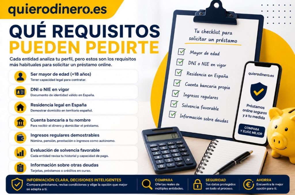 que requisitos pueden pedirte