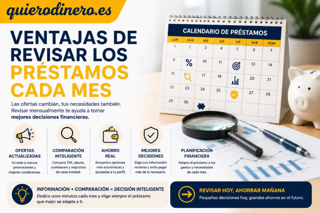 ventajas de revisar los prestamos cada mes